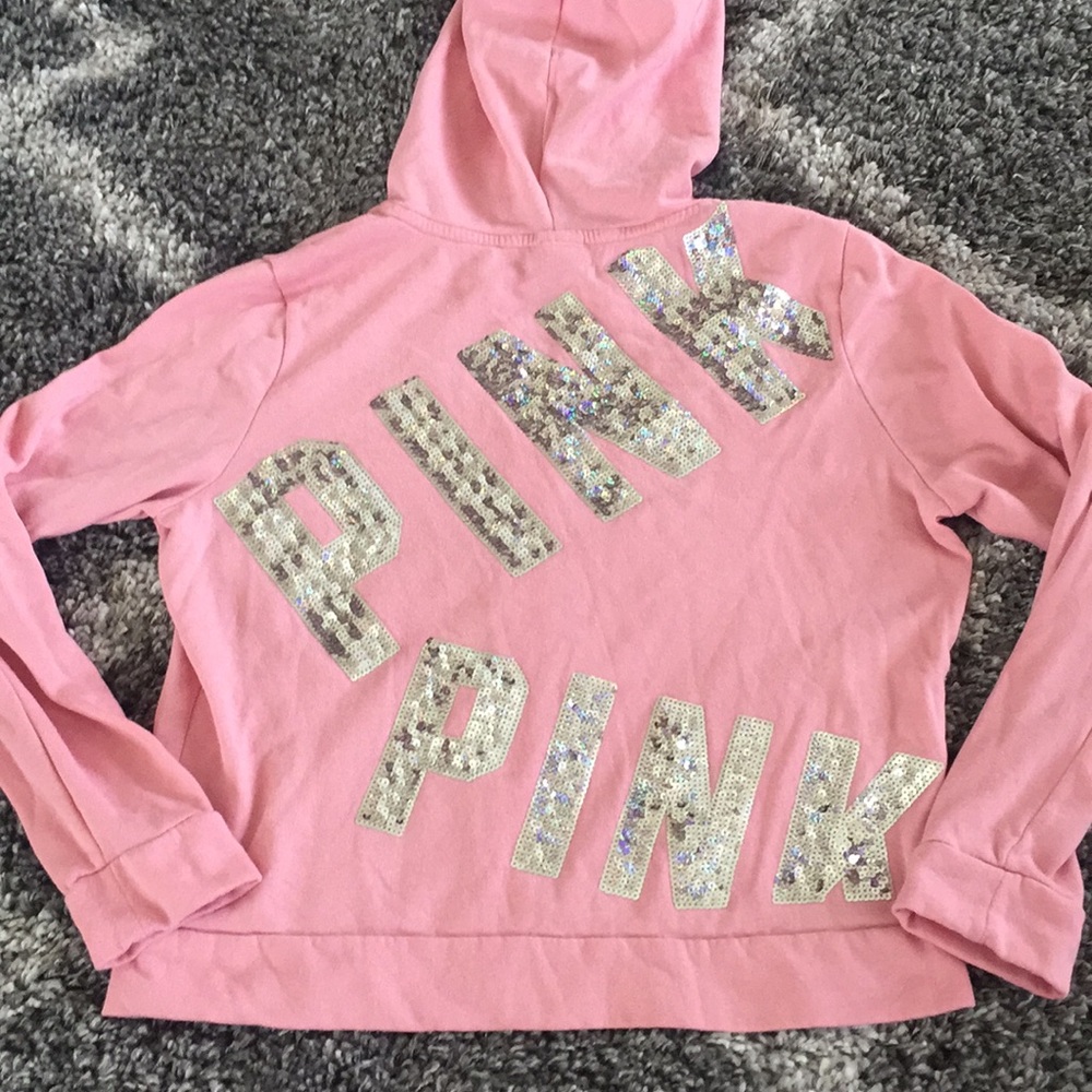 Pink by Victoria’s Secret bling zip up